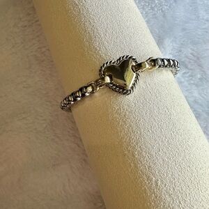 Elegant Silver Heart Bracelet